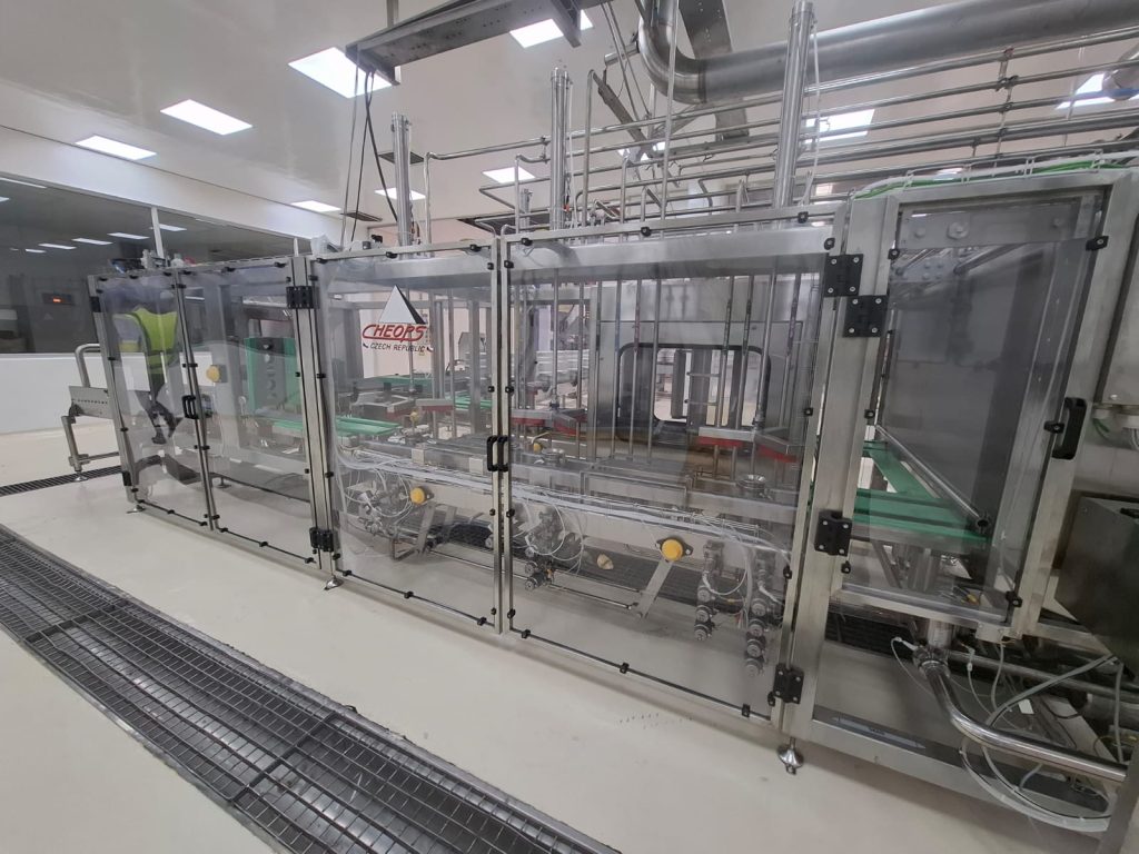 Combi 4 keg line — equipment layout
