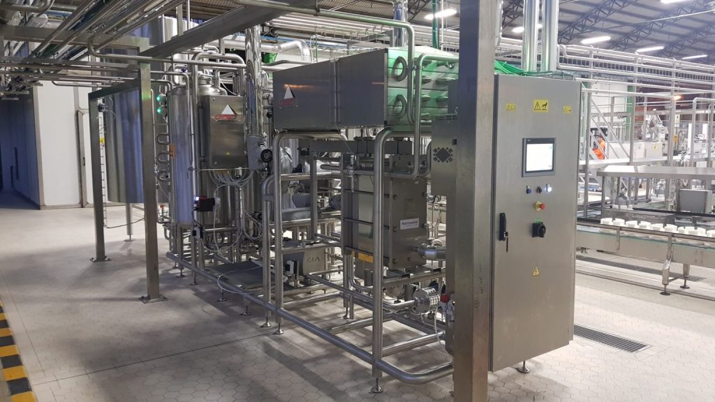 Process equipment in the line